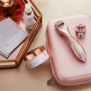 BeautyBio's Rose Gold Geo Set