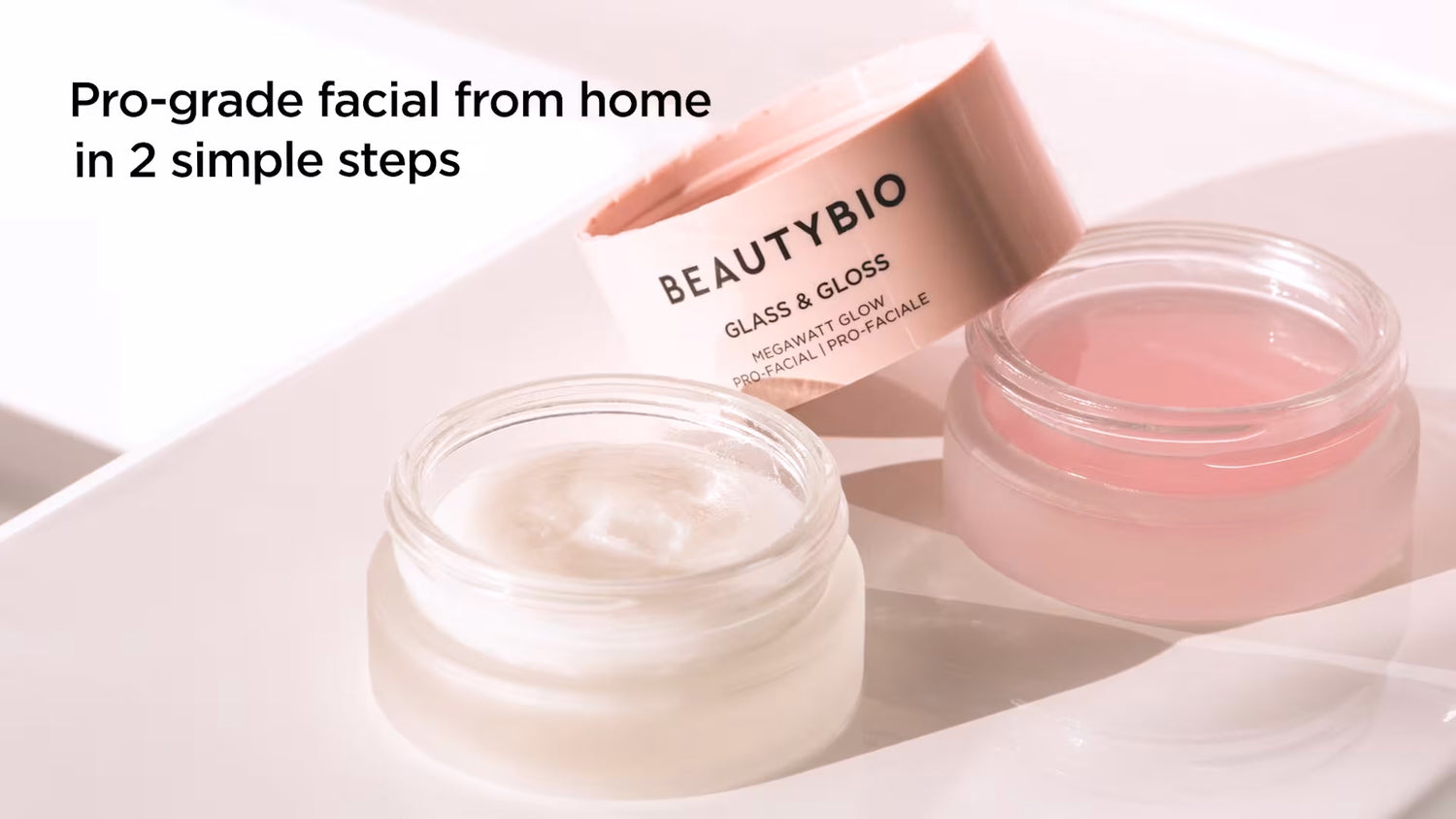 BeautyBio Glass & Gloss: Pro-grade facial from home in 2 simple steps