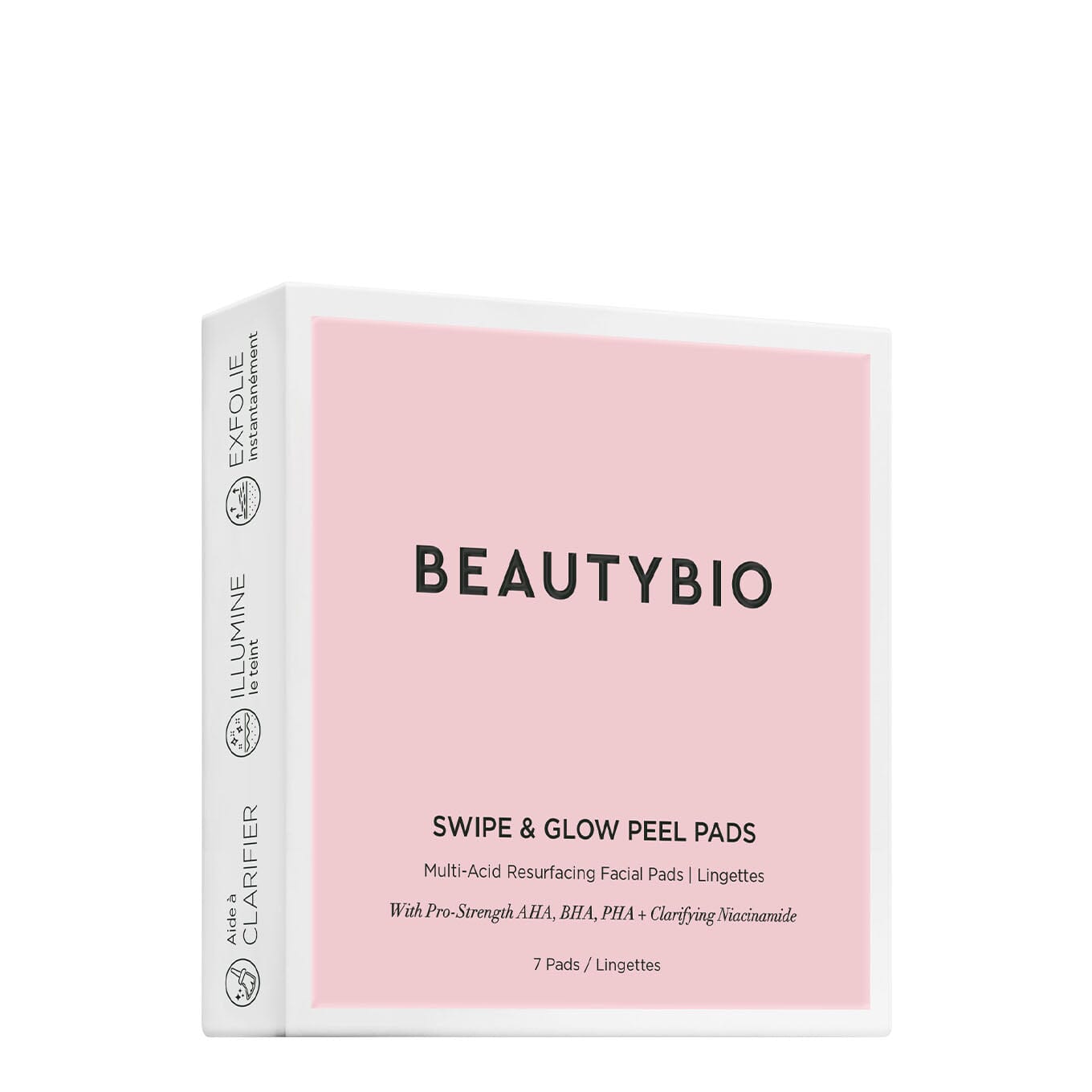 Swipe & Glow Peel Pads Skincare BeautyBio 7 Pack Singles 