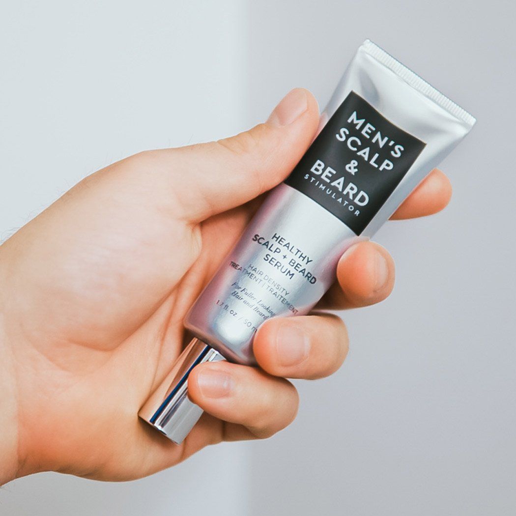 Men's Scalp & Beard Serum Helps Hair Density | BeautyBio 