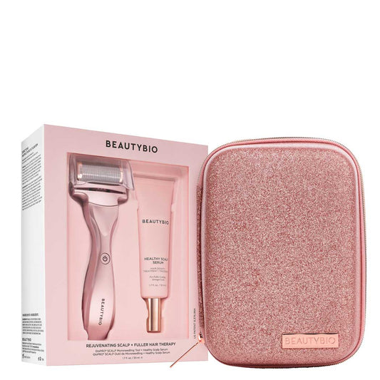 Rose Gold Rejuvenating Scalp + Fuller Hair Therapy Set Haircare BeautyBio 